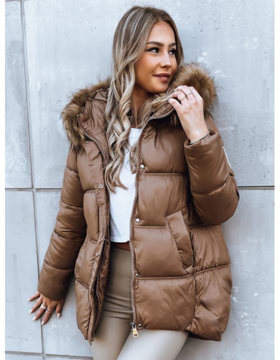 Dámska bunda WESTEROS hnedá TY3863