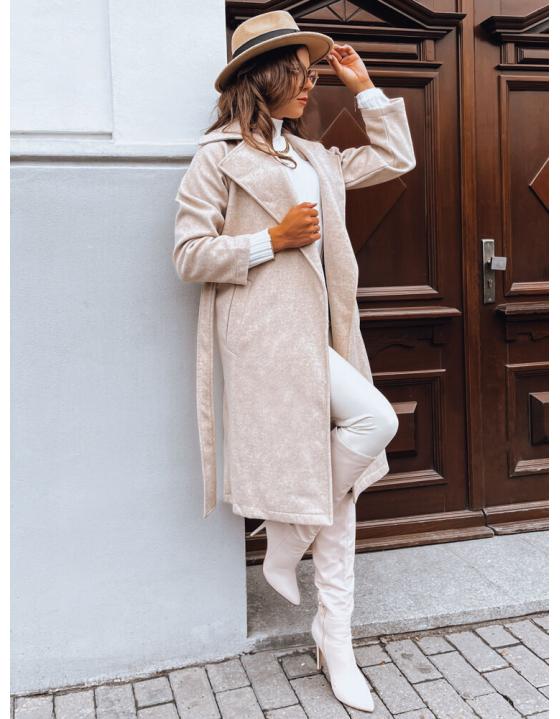 Dámsky kabát NANCY svetlobéžový TY3884