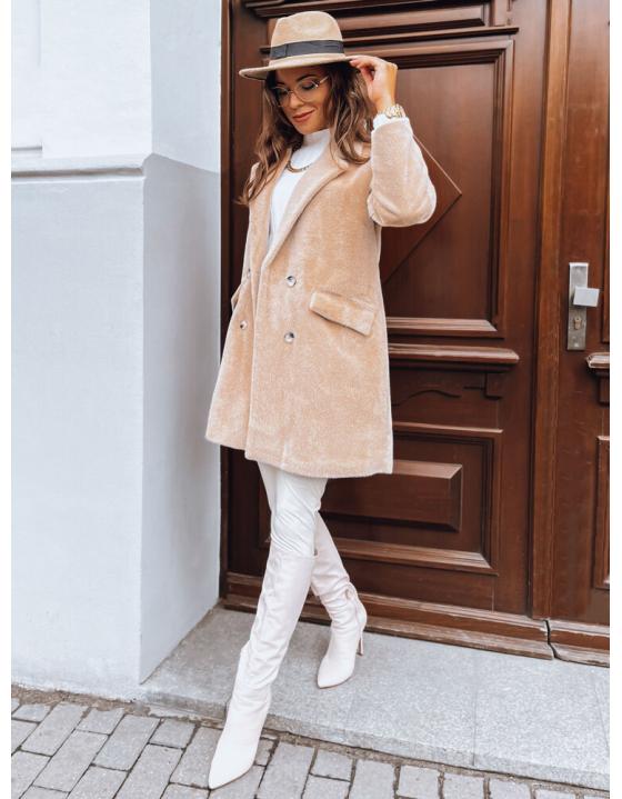 Dámsky kabát SERENITY svetlobéžový TY3886