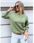 Dámsky sveter LUMINA zelený MY1998