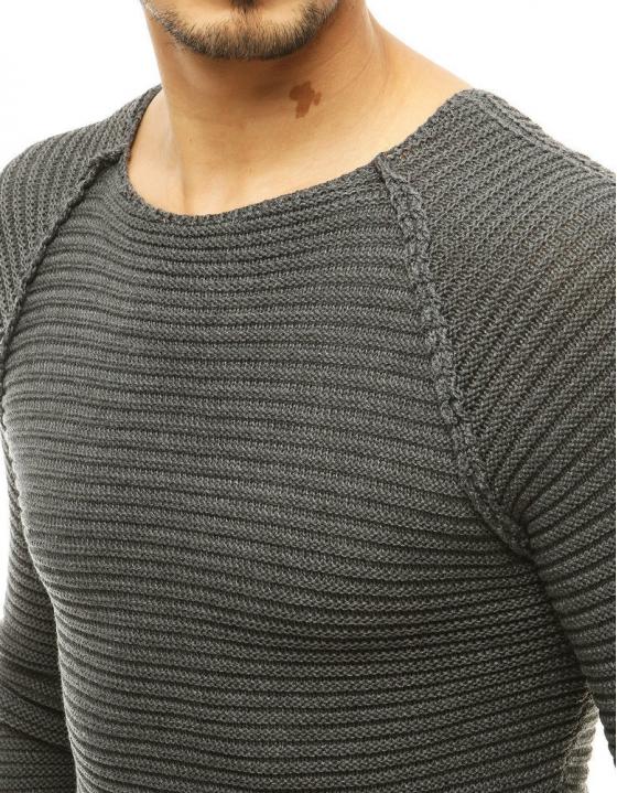 Pánsky sveter antracitový WX1660