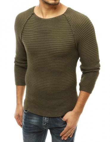 Pánsky sveter khaki WX1663
