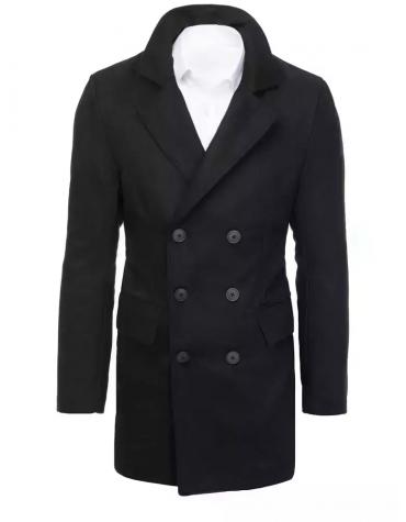 Pánsky kabát čierny CX0434