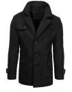 Pánsky kabát čierny CX0440