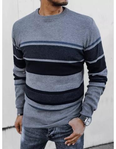 Pánsky sveter sivý WX2041
