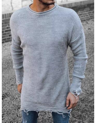 Pánsky sveter šedý WX1963