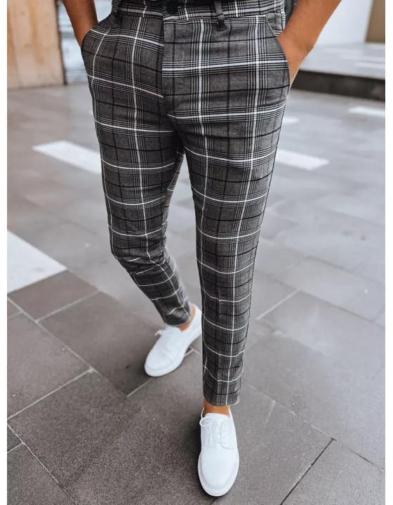 Pánske chinos nohavice šedé UX3957