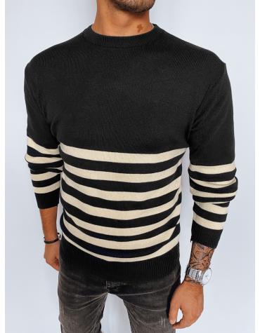 Pánsky sveter čierny WX2132