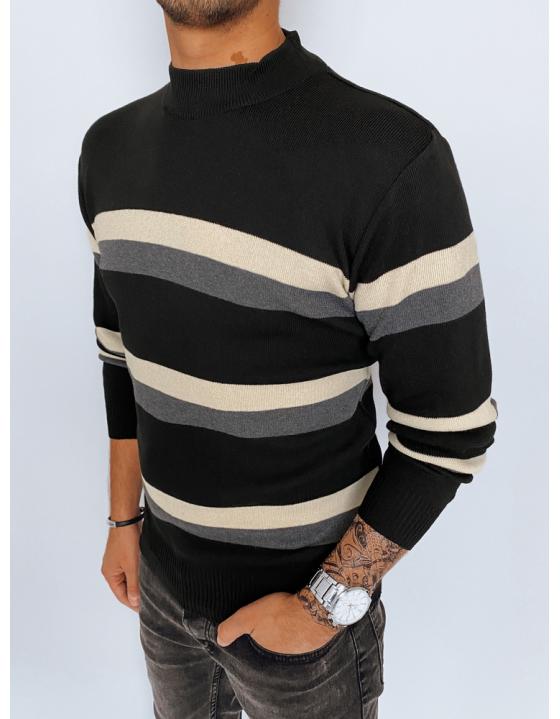 Pánsky sveter čierny WX2127