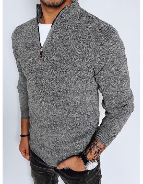 Pánsky sveter šedý WX2138