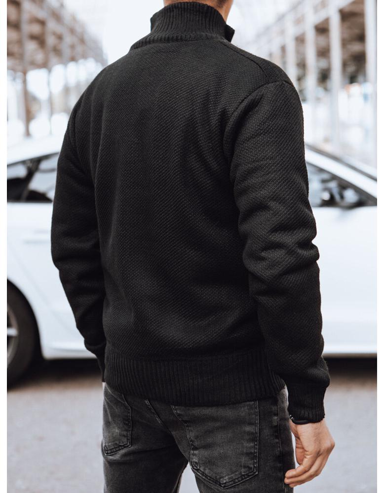 Pánska bunda čierna TX4578