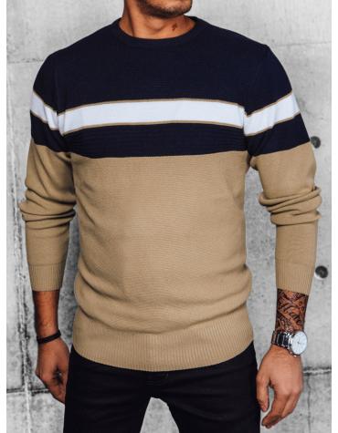 Pánsky sveter béžový WX1929